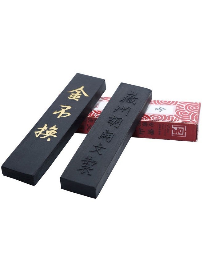 Easyou Ink Stone for Chinese Calligraphy Natural Stone Wavy with Cover 4"+ ink stick 1pcs - Image 5