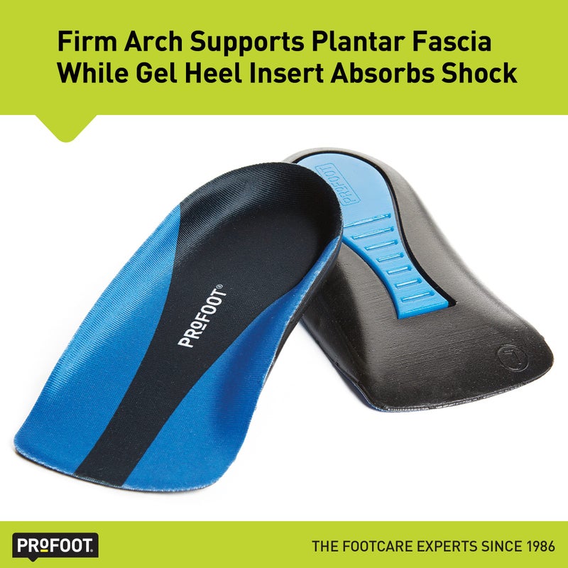 Profoot Orthotic Insoles for Plantar Fasciitis & Heel Pain, Men's 8-13, 1 Pair - Image 4