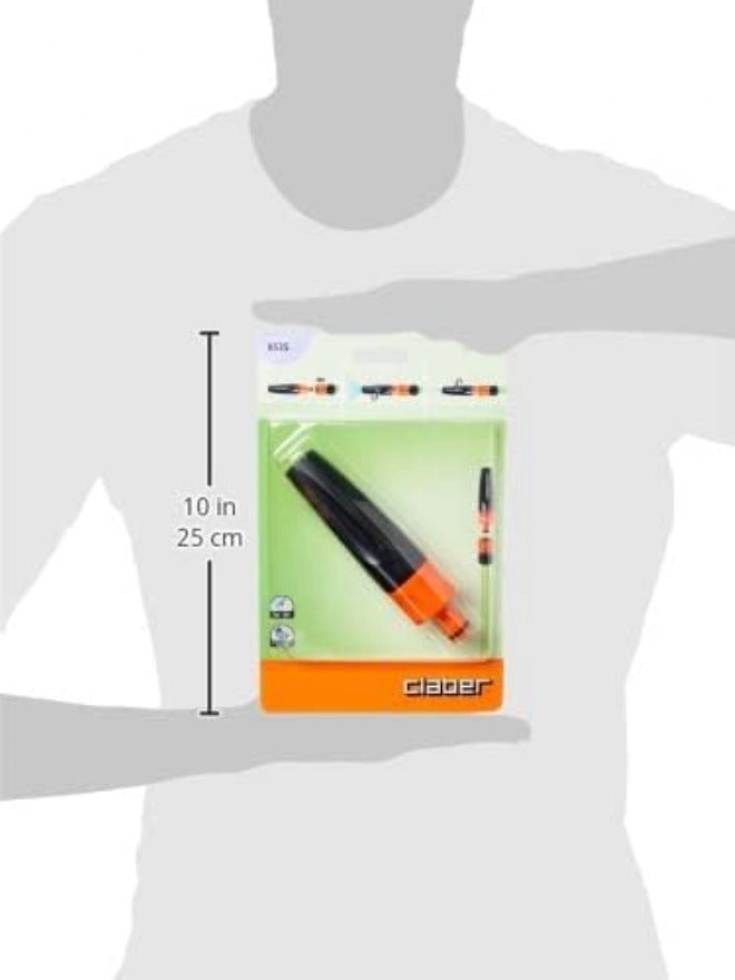 كلابر فوهة رش Claber 8535 Pro - فوهة قابلة لضبط شكل الرش: من الحالة المغلقة إلى الحالة المفتوحة (رش نقطي أو رش على شكل هباء). - Image 2