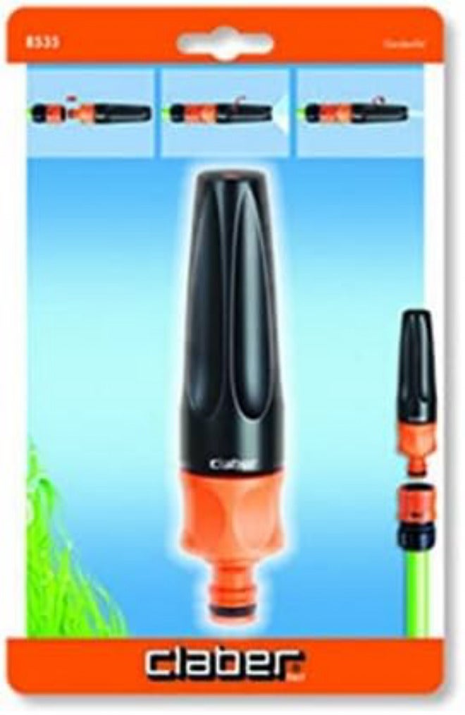 كلابر فوهة رش Claber 8535 Pro - فوهة قابلة لضبط شكل الرش: من الحالة المغلقة إلى الحالة المفتوحة (رش نقطي أو رش على شكل هباء). - Image 1