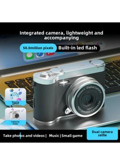 Generic Explosions Direct Transmission Mobile Phone Digital Camera HD Printing Students Carry Campus Camera Card Ccd-Body Color:White  - Image 3