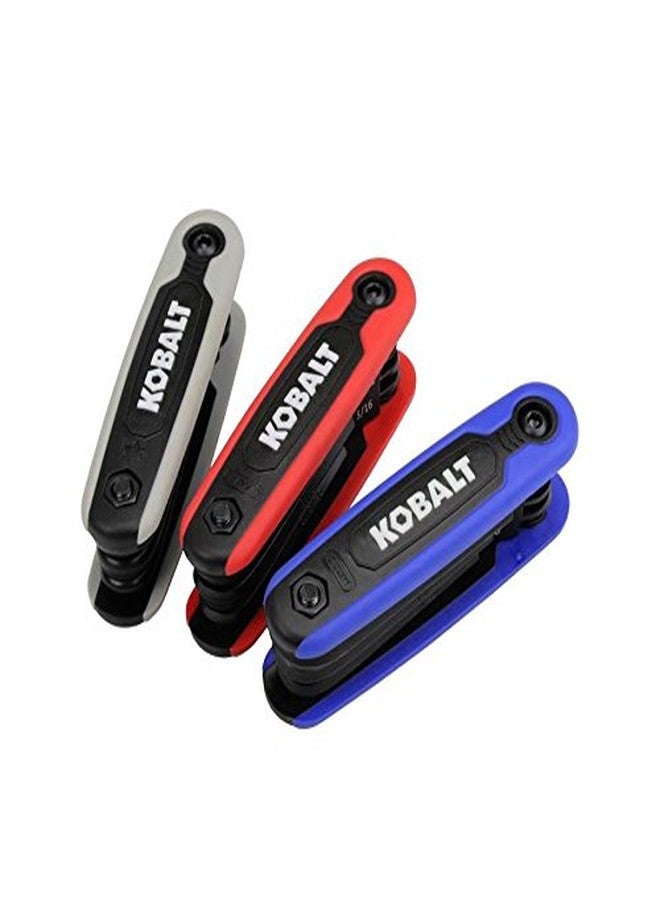 Kobalt 498862 25-Key Folding Hex Key Set, Inch/Metric/Torx 3-Pack - Image 1