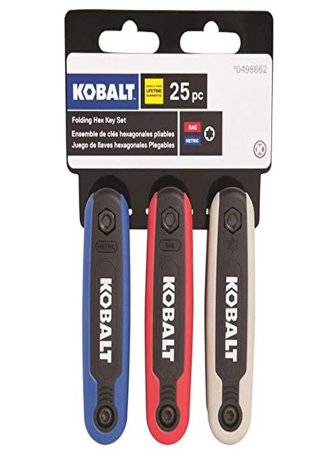 Kobalt 498862 25-Key Folding Hex Key Set, Inch/Metric/Torx 3-Pack - Image 5