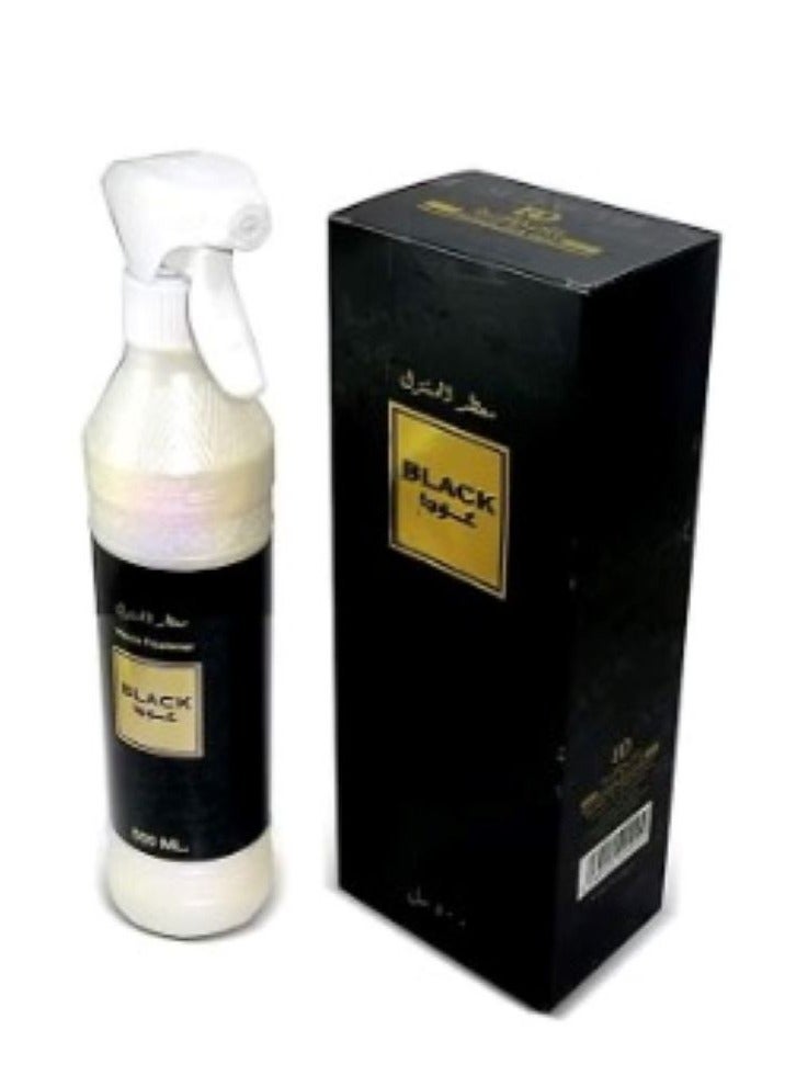 معطر مفارش - جو- سجاد - بلاك عود 500 مل من بانافع للعود