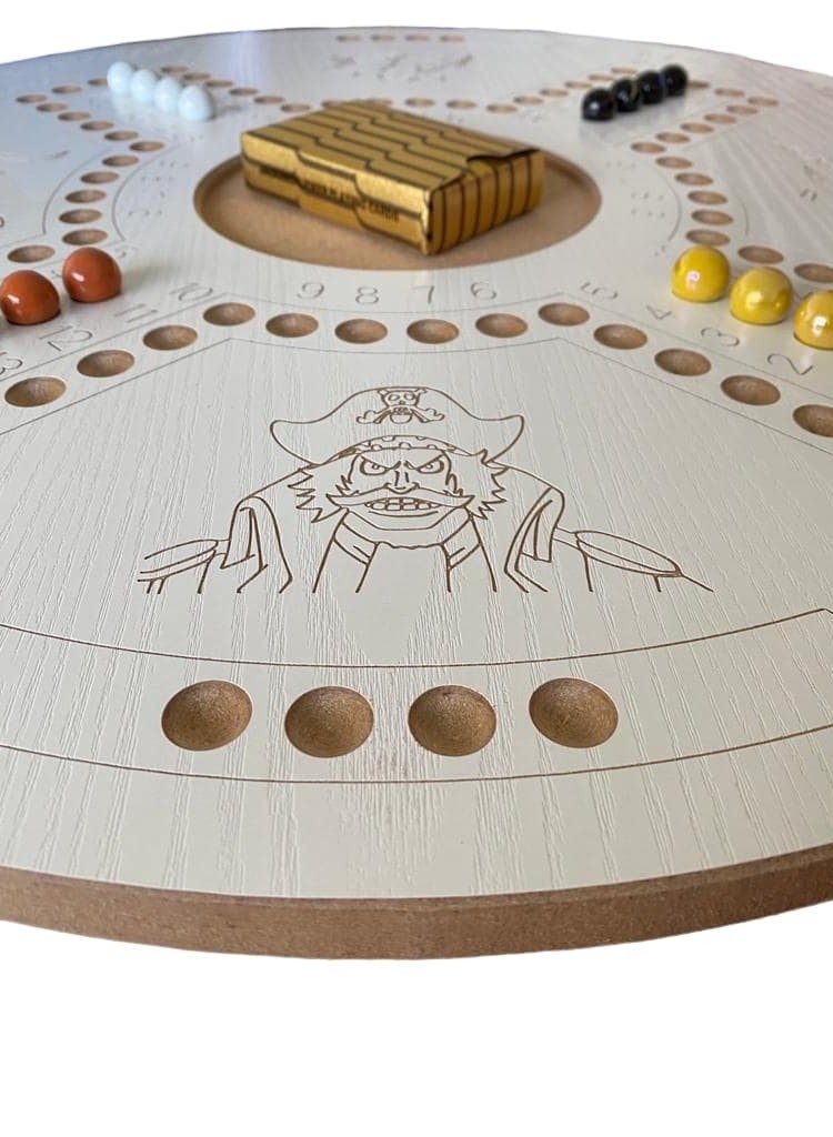 جاكارو جوكر جاكارoo جوكر جاكارoo لـ 4 لاعبين مع بطاقات لعب بلاستيكية ذهبية وكرات - Image 4