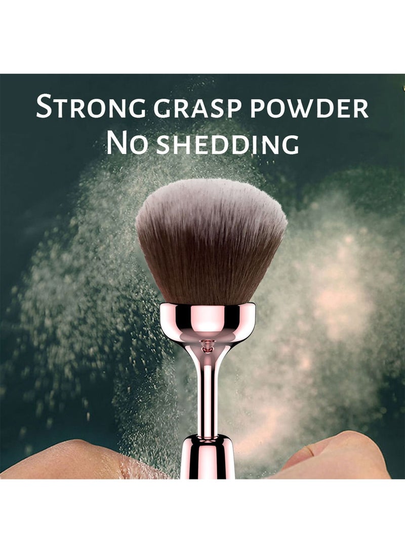 USB Rechargeable Multifunctional Electric Makeup Brush 10 Gears Vibration Massage Brush for Powder Based Make Up Suitable All Skin Types - Image 2