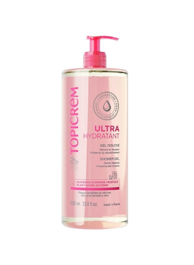 Topicrem Uh Gentle Cleansing Gel 1000ml - Image 1
