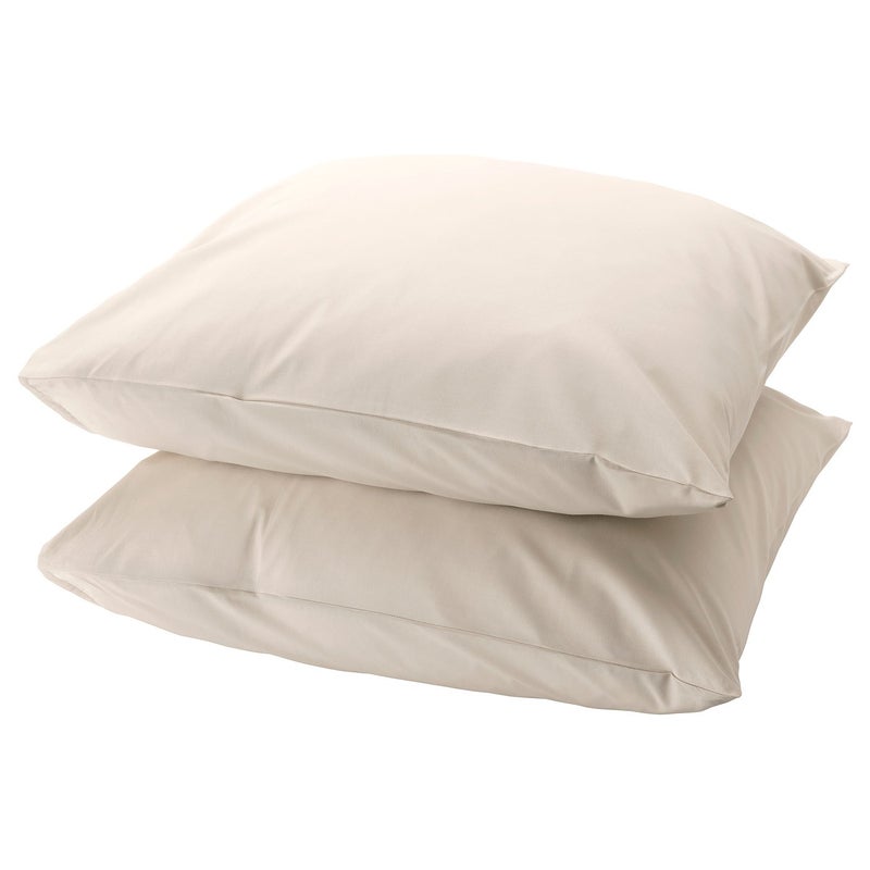 بيتِّيك غطاء وسادة، بيج، 65x65 سم – عبوة 2 - Image 1