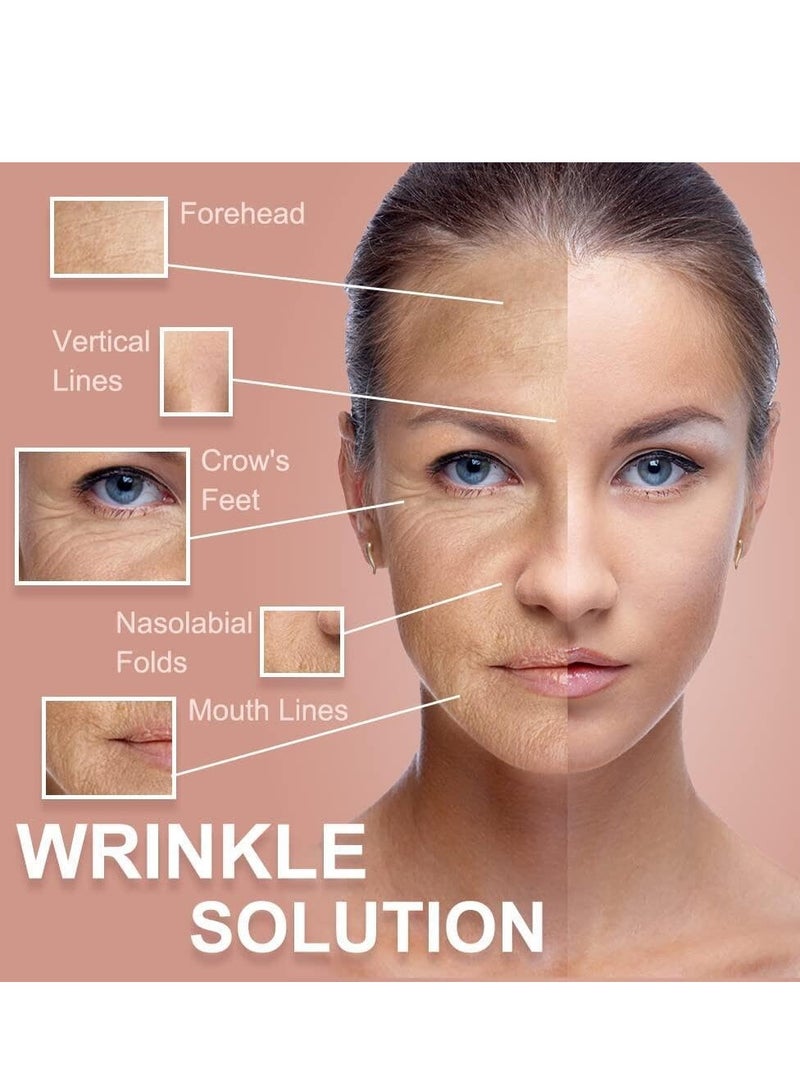 Wrinkles Face Patches,Face Stickers Neck Eye Double Chin Lift V Shape Refill Tapes Thin Skin Care,High Elasticity Wrinkle Patches Kinesiology Tape Face Skin Lifting Tape Beige 2.5cm*5m  - Image 3