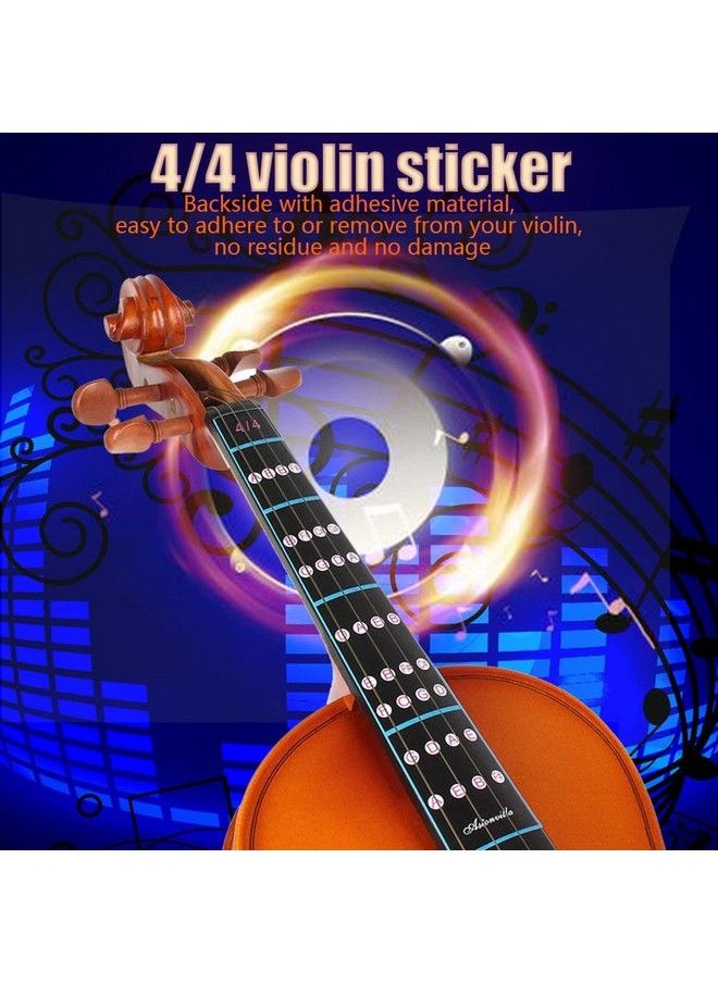 Heayzoki Violin Fingerboard Stickerviolin Finger Guide Sticker Removable 4 4 Violin Fiddle Finger Fingerboard Fretboard Sticker For Beginners Practice  - Image 3