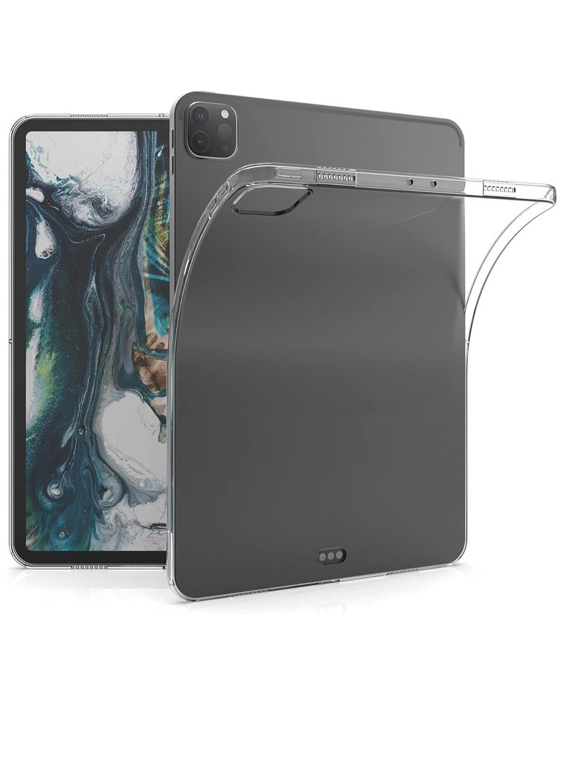 جراب شفاف لجهاز iPad Air 13 بوصة 2024، جراب بحواف معززة من مادة TPU الناعمة، جراب مضاد للخدش شفاف  - Image 1