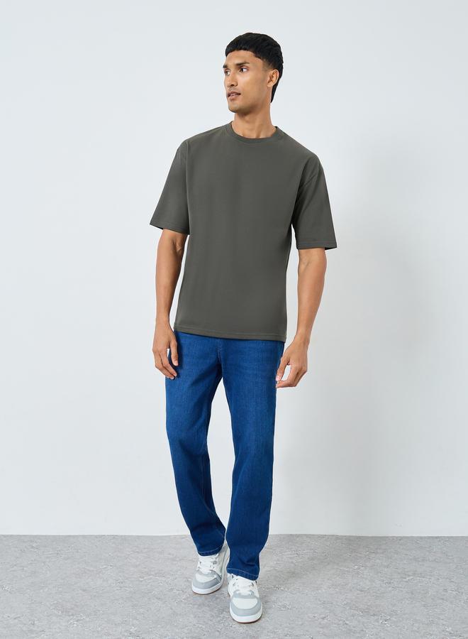 Styli Oversized Back Printed Jersey T-Shirt - Image 2