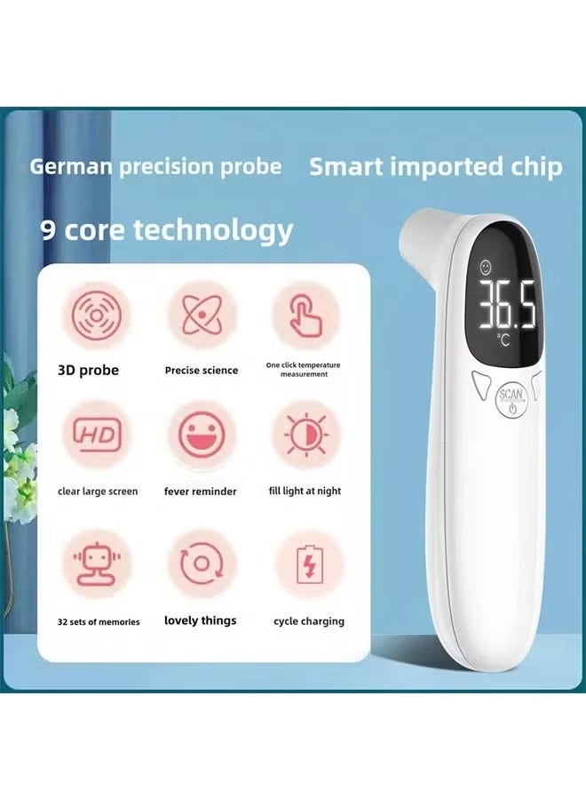 الأشعة تحت الحمراء ترمومتر رقمي ، شحن النموذج ، 128 * 39 * 39 مم - Image 3