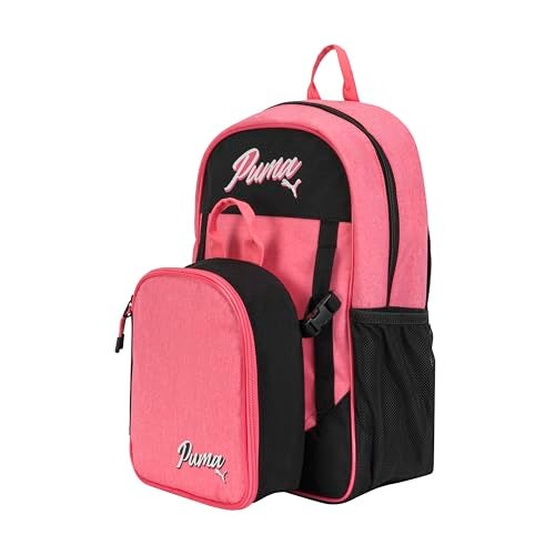 PUMA Unisex Kid's Colony Lunch Kit & Backpack Combo, Magic Rose Heather, Medium - Image 1