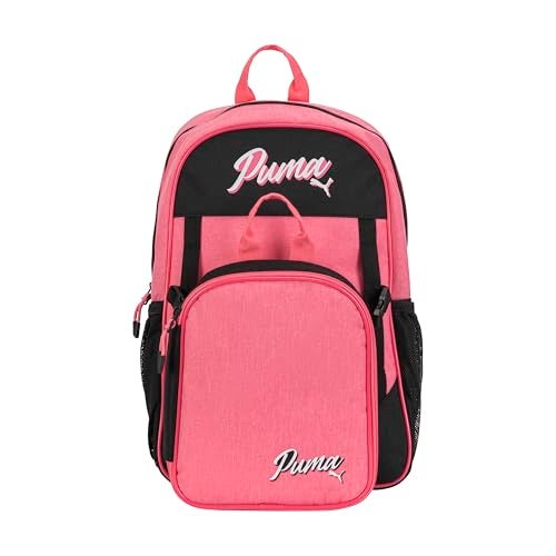 PUMA Unisex Kid's Colony Lunch Kit & Backpack Combo, Magic Rose Heather, Medium - Image 2