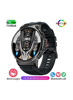 AROAQ V69 Smart Watch Men 710 mAh 1.85 Inch HD Screen Big Battery Waterproof Bluetooth Call Sports Smartwatch for Android iOS 