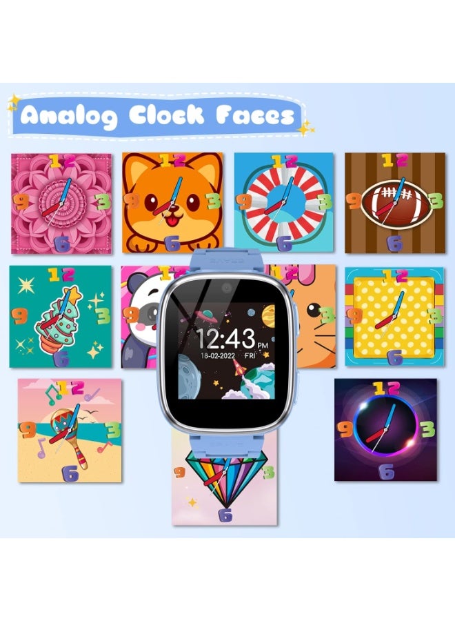Kids Smart Watch Girls Boys - Smart Watch for Kids Game Watch Gifts for 4-12 Years Old with 15 Games Camera Alarm Video Music Player Pedometer Flashlight... - Image 4