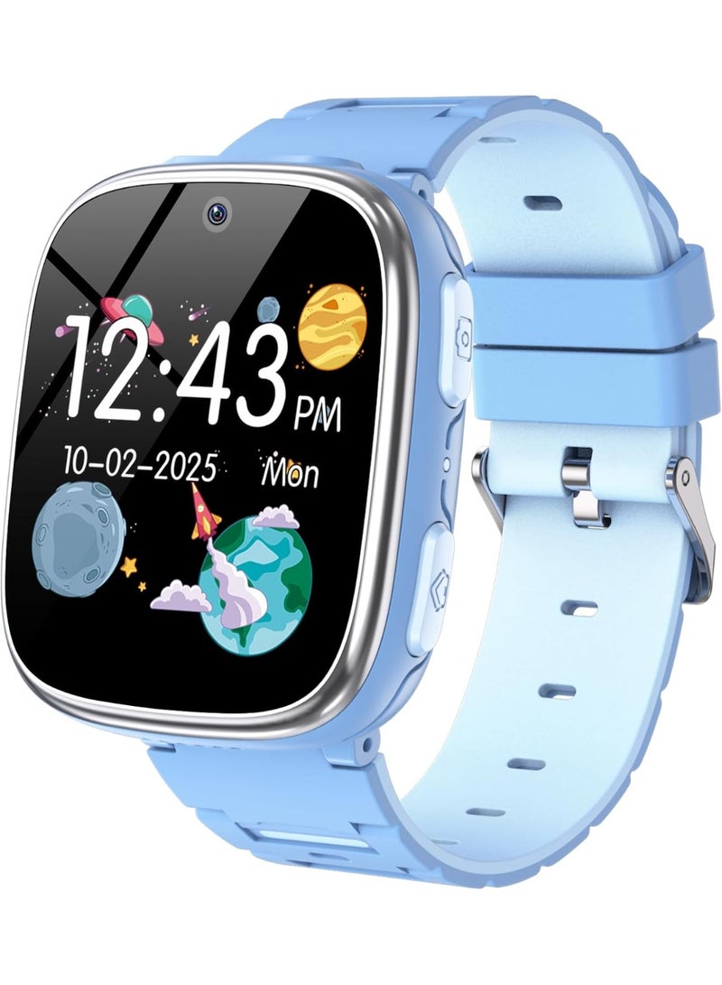 Kids Smart Watch Girls Boys - Smart Watch for Kids Game Watch Gifts for 4-12 Years Old with 15 Games Camera Alarm Video Music Player Pedometer Flashlight... - Image 1