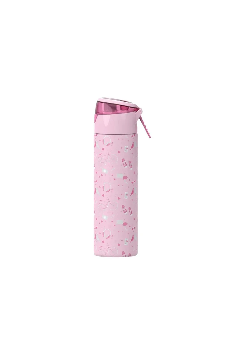 Eazy Kids Eazy Kids - Insulated Stainless Steel Water Bottle w/Spray, Life 640ml - Pink