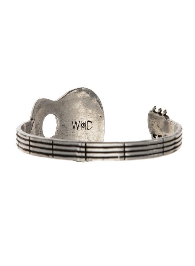 Whitney Howard Designs Guitar Cuff Bracelet for Men or Women - Adjustable Pewter Musician Jewelry - Christmas Gift for Guitar Players - Image 4