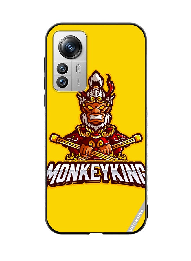 VR CREATIVE Protective Case Cover For Xiaomi 12 Pro Monkey King Design Multicolour - Image 1