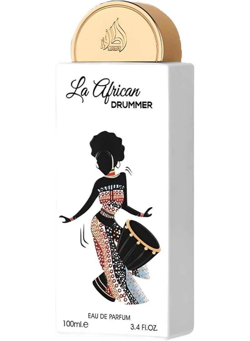 Lattafa PRIDE La African Drummer Unisex EDP - 100ml - Exotic Blend of Tropical and Amber Notes - Image 2