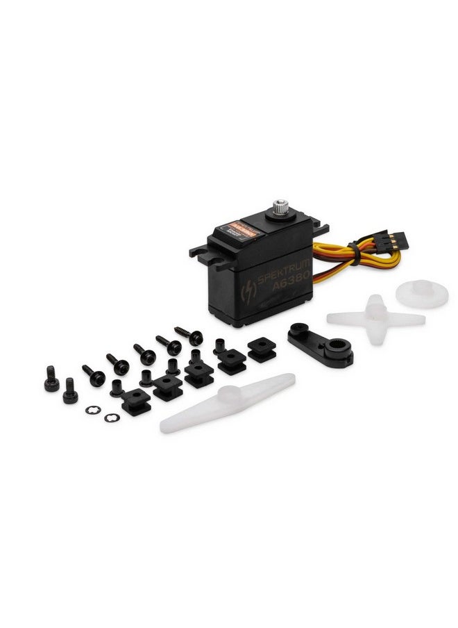 SPEKTRUM - A6380 High Torque High Speed Hv Standard Rc Aircraft Servo: Spmsa6380, Black - Image 1