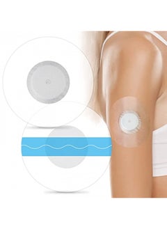 60Pack Libre Sensor Covers Latex-Free Medical Adhesive Patches for Libre 2/3 Precut CGM Tape with No Glue On The Center Waterproof and Strong Stick for Long Stay