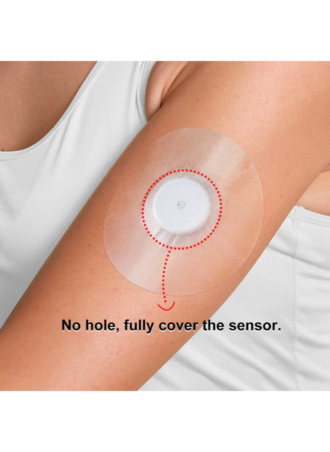 HONYOU - 60Pack Libre Sensor Covers Latex-Free Medical Adhesive Patches for Libre 2/3 Precut CGM Tape with No Glue On The Center Waterproof and Strong Stick for Long Stay - Image 1
