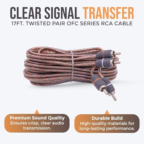 Elite Audio Premium Series Amp Kit Copper Clad Aluminum Wire, Triple-Shielded RCA Cables, High-Power Capacity, ANL Fuse Holder, Car Amplifier Install Kit (4 Gauge (Mini-ANL)) - Image 5