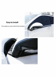 Y&D 2Pack Car Window Screen for Front Window, Elastic Shades Mesh Sunshade Camping When Parking,Fit Most Vehicles  - Image 3