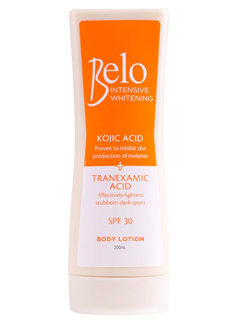 BELO ESSENTIALS Kojic Acid + Tranexamic Acid with SPF 30 Body Lotion - 200ml