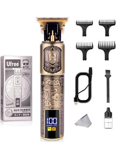 UFREE Ufree Professional Beard Trimmer for Men Zero Gapped TBlade Hair Clipper  Mustache Trimmer Kit with LCD Display Precision Edgers for Haircut  Grooming BarberGrade Electric Shaver Gifts for Men 