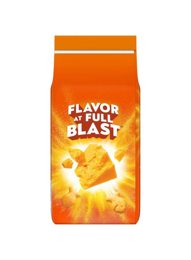 Goldfish Flavor Blasted Xtra Cheddar Cheese Crackers, Baked Snack Crackers, 6.6 oz Bag (Pack of 6) - Image 3