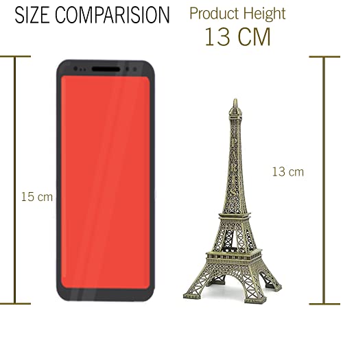 Lilone Metal Showpiece Combo - Paris Eiffel Tower | Shanghai Oriental Pearl Tv Tower | Burj Khalifa For Home Decoration Items | Birthday, 4 Centimeters, 8 Centimeters - Image 5