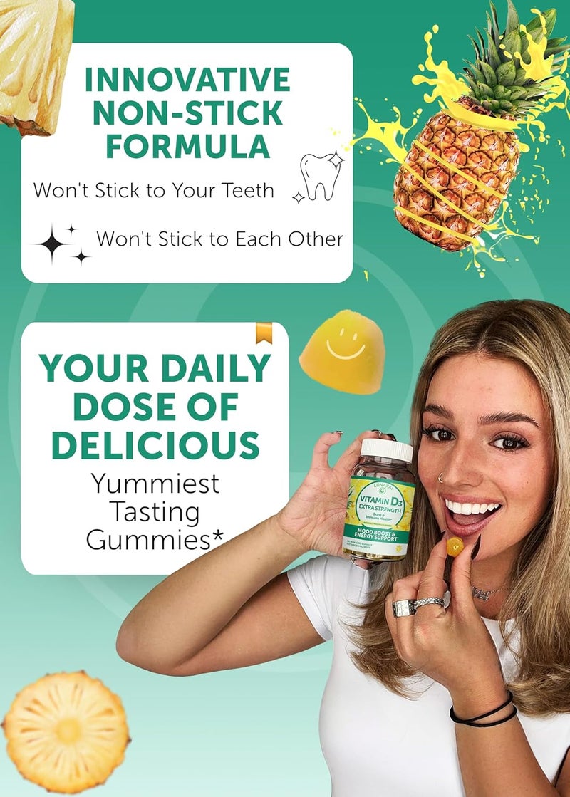 Lunakai Collagen and Vitamin D3 Gummies Bundle  NonGMO Anti Aging Supplements for Men  Women  Immunity Bone and Mood Support Gummy for Adults  30 Days Supply - Image 4