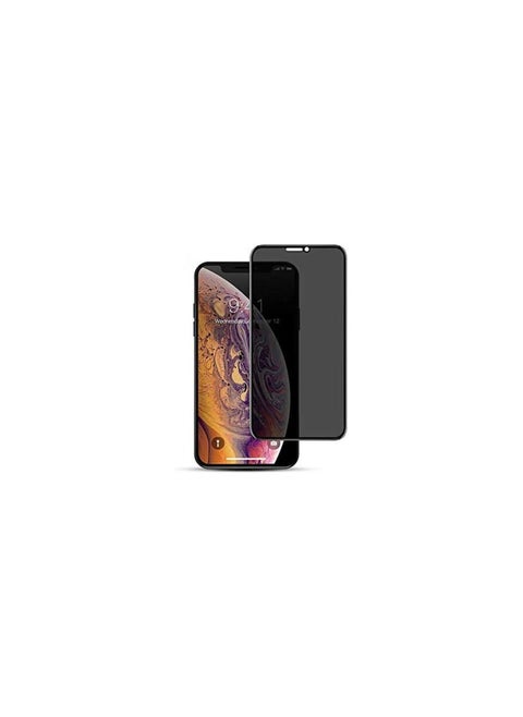 iPhone X XS Privacy Screen Protector, Tempered Glass 5D 9H Privacy Screen Protector for iPhone X XS 5.8" Black