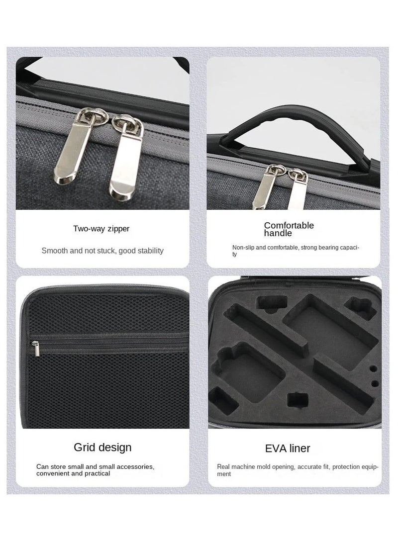 AROAQ Carrying Storage Case For DJI Action 4 Handbag Storage Bag Portable Storage Box for DJI Osmo Action 4 Sports Camera Accessories  - Image 5