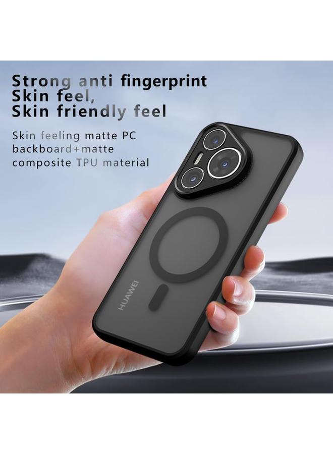 erorex Magnetic Case For Huawei Pura 70 Ultra Compatible With Mag Safe Translucent Matte Shockproof Tpu Bumper Cases Protective Phone Cover For Huawei Pura 70 Ultra  - Image 2