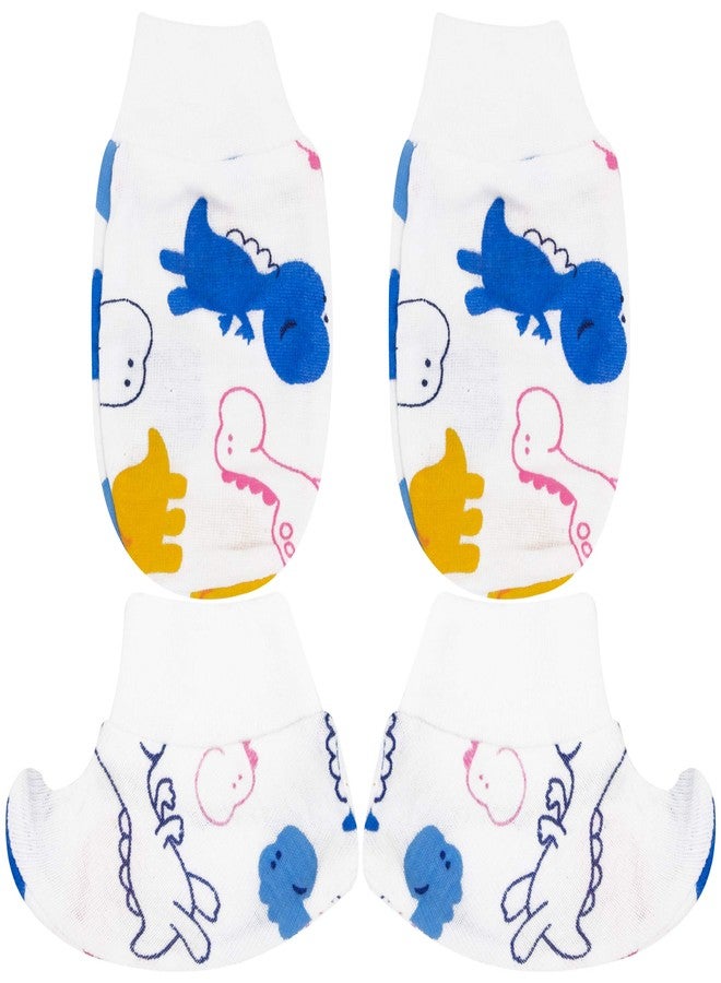 Neska Moda Baby Blue Mittens, Booties with Cap Set 3 Pcs Combo For 0 To 6 Months - Image 3