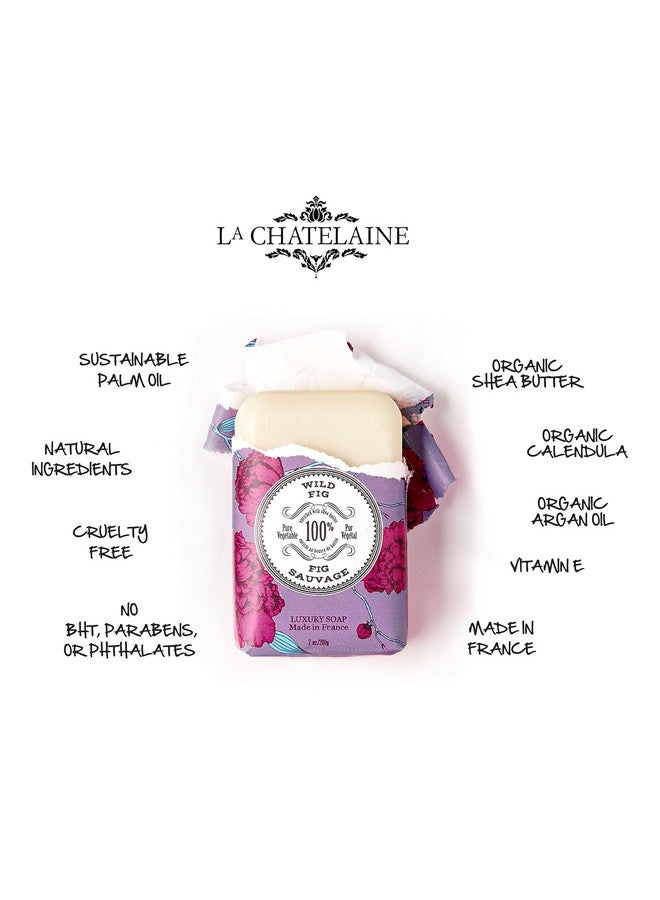 لا شاتلين قالب صابون فاخر بتركيبة الشيا الطبيعية 7 أونصة (غاردينيا 7 أونصة) - Image 3