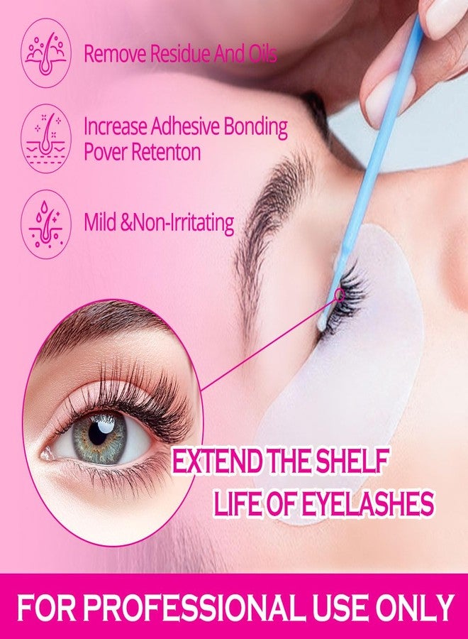 أريسون لاشز برايمر للرموش لتطويل الرموش 15 مل، برايمر للرموش، يزيد من قوة تماسك لاصق الرموش، معالجة مسبقة لتطويل الرموش شبه الدائم، مثالي لإطالة مدة ثبات لاصق الرموش (وردي) - Image 3