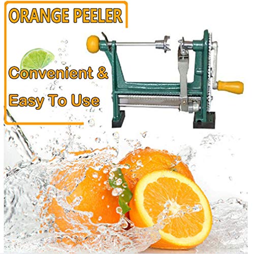 CPDZ Orange Peeler Hand-cranked Apple peeler potato Kiwi Peeling Machine Stainless Steel Kitchen Gadgets green 250×110.6×170mm - Image 2