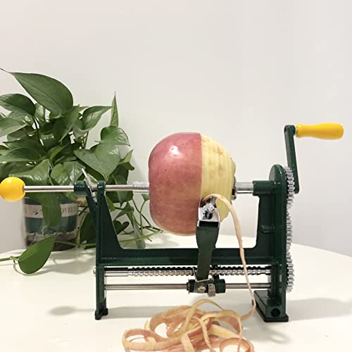 CPDZ Orange Peeler Hand-cranked Apple peeler potato Kiwi Peeling Machine Stainless Steel Kitchen Gadgets green 250×110.6×170mm - Image 3