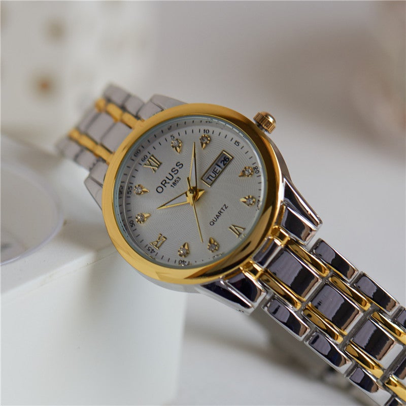 Waterproof Quartz Womens Fashion Watch Women's Black Noodles - Image 5