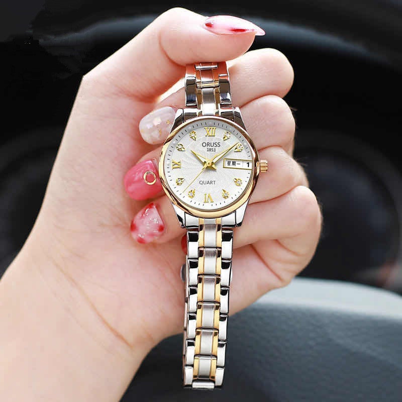 Waterproof Quartz Womens Fashion Watch Women's Black Noodles - Image 4