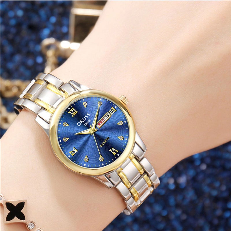 Waterproof Quartz Womens Fashion Watch Women's Black Noodles - Image 2