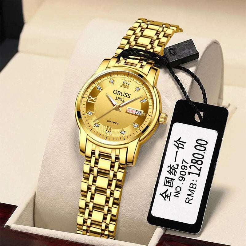 Waterproof Quartz Womens Fashion Watch Women's Black Noodles - Image 3