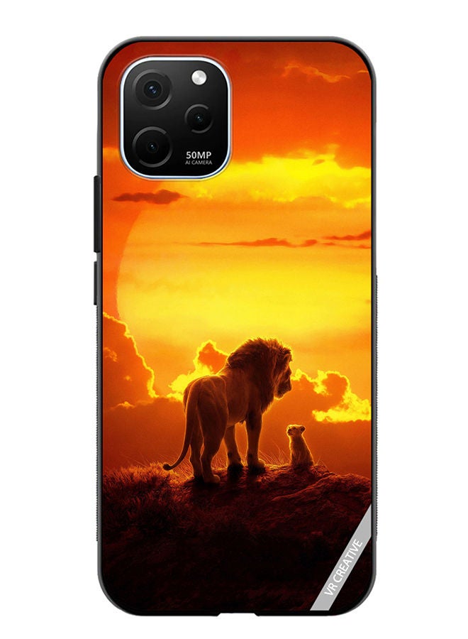VR CREATIVE Protective Case Cover For Huawei Enjoy 50z The Lion King Design Multicolour - Image 1