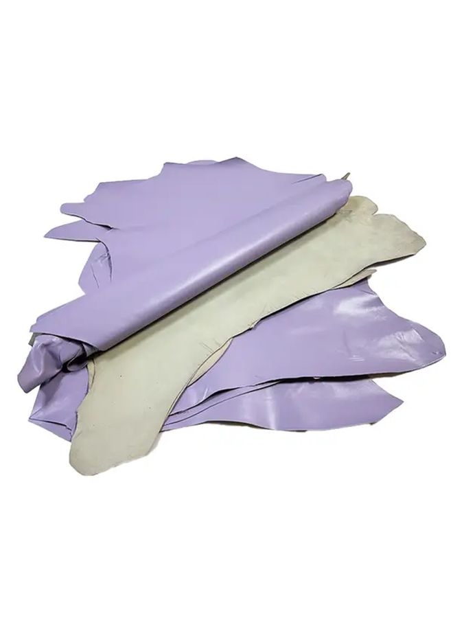 Genuine Leather Sheepskin Banana Color Light Purple 0.8mm Thick Luxury Crafting Leather For Wallets Handbags Pencil Cases Clothing Elegant Banana Like Texture Ideal For Beginners And Professional Crafters Durable Versatile Leather Ma 1pc - Image 5